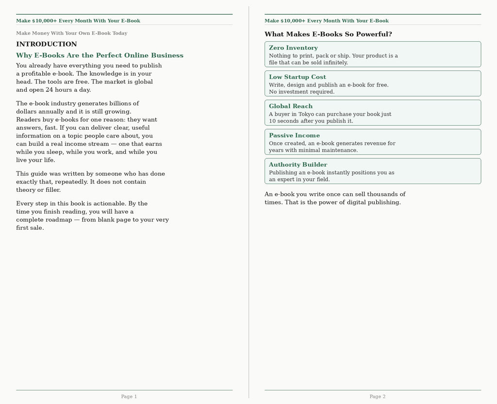 The $10K–$50K/Month E-Book System: A Proven Step-by-Step Guide